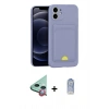 MARSİLYAN™- iPhone 11 Kılıf Vadi Çizgi Prime - Siyah Joko Magic 5D Cam + Raze Metal Kamera Lens - KI