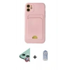 MARSİLYAN™- iPhone 11 Kılıf Vadi Çizgi Prime - Siyah Joko Magic 5D Cam + Raze Metal Kamera Lens - KI