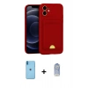 MARSİLYAN™- iPhone 11 Kılıf Vadi Çizgi Prime - Siyah Joko Magic 5D Cam + Neon Fosforlu Kamera Lens - MI