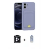 MARSİLYAN™- iPhone 11 Kılıf Vadi Çizgi Prime - Siyah Joko Magic 5D Cam + PVD Metal Kamera Lens - MI
