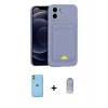 MARSİLYAN™- iPhone 11 Kılıf Vadi Çizgi Prime - Siyah Joko Magic 5D Cam + Neon Fosforlu Kamera Lens - YL