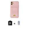 MARSİLYAN™- iPhone 11 Kılıf Vadi Çizgi Prime - Siyah Joko Magic 5D Cam + PVD Metal Kamera Lens - TU