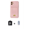 MARSİLYAN™- iPhone 11 Kılıf Vadi Çizgi Prime - Siyah Joko Magic 5D Cam + PVD Metal Kamera Lens - YL