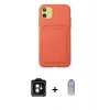 MARSİLYAN™- iPhone 11 Kılıf Vadi Çizgi Prime - Siyah Joko Magic 5D Cam + PVD Metal Kamera Lens - YL