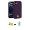 MARSİLYAN™- iPhone 11 Kılıf Vadi Çizgi Prime - Siyah Joko Magic 5D Cam + Rainbow Kamera Lens Koruma Cam - KI