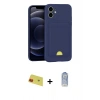 MARSİLYAN™- iPhone 11 Kılıf Vadi Çizgi Prime - Siyah Joko Magic 5D Cam + Rainbow Kamera Lens Koruma Cam - KI
