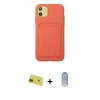 MARSİLYAN™- iPhone 11 Kılıf Vadi Çizgi Prime - Siyah Joko Magic 5D Cam + Rainbow Kamera Lens Koruma Cam - KI