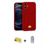 MARSİLYAN™- iPhone 11 Kılıf Vadi Çizgi Prime - Siyah Joko Magic 5D Cam + Rainbow Kamera Lens Koruma Cam - KI