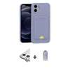 MARSİLYAN™- iPhone 11 Kılıf Vadi Çizgi Prime - Siyah Joko Magic 5D Cam + Raze Metal Kamera Lens - GS