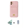 MARSİLYAN™- iPhone 11 Kılıf Vadi Çizgi Prime - Siyah Joko Magic 5D Cam + Raze Metal Kamera Lens - MI