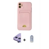 MARSİLYAN™- iPhone 11 Kılıf Vadi Çizgi Prime - Siyah Joko Magic 5D Cam + Raze Metal Kamera Lens - MR