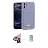 MARSİLYAN™- iPhone 11 Kılıf Vadi Çizgi Prime - Siyah Joko Magic 5D Cam + Raze Metal Kamera Lens - SH