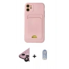 MARSİLYAN™- iPhone 11 Kılıf Vadi Çizgi Prime - Siyah Joko Magic 5D Cam + Raze Metal Kamera Lens - SH