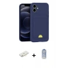 MARSİLYAN™- iPhone 11 Kılıf Vadi Çizgi Prime - Siyah Joko Magic 5D Cam + Renkli Kamera Lens Koruma Cam - SI