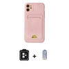 MARSİLYAN™- iPhone 11 Kılıf Vadi Çizgi Prime - Siyah Joko Magic 5D Cam + Siyah PVD Metal Kamera Lens