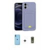 MARSİLYAN™- iPhone 11 Kılıf Vadi Çizgi Prime - Siyah Joko Magic 5D Hayalet Cam + Neon Fosforlu Kamera Lens - MI