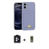MARSİLYAN™- iPhone 11 Kılıf Vadi Çizgi Prime - Siyah Joko Magic 5D Hayalet Cam + PVD Metal Kamera Lens - MI