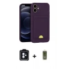 MARSİLYAN™- iPhone 11 Kılıf Vadi Çizgi Prime - Siyah Joko Magic 5D Hayalet Cam + PVD Metal Kamera Lens - MI