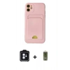 MARSİLYAN™- iPhone 11 Kılıf Vadi Çizgi Prime - Siyah Joko Magic 5D Hayalet Cam + PVD Metal Kamera Lens - MI