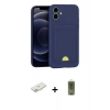 MARSİLYAN™- iPhone 11 Kılıf Vadi Çizgi Prime - Siyah Joko Magic 5D Hayalet Cam + Renkli Kamera Lens Koruma Cam - PE