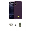 MARSİLYAN™- iPhone 11 Kılıf Vadi Çizgi Prime - Siyah Joko Magic 5D Hayalet Cam + Pers Alüminyum Kamera Lens - GD