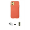MARSİLYAN™- iPhone 11 Kılıf Vadi Çizgi Prime - Siyah Joko Magic 5D Hayalet Cam + Pers Alüminyum Kamera Lens - YL