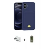 MARSİLYAN™- iPhone 11 Kılıf Vadi Çizgi Prime - Siyah Joko Magic 5D Hayalet Cam + Pers Alüminyum Kamera Lens - YL