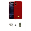 MARSİLYAN™- iPhone 11 Kılıf Vadi Çizgi Prime - Siyah Joko Magic 5D Hayalet Cam + Pers Alüminyum Kamera Lens - GD