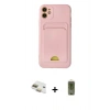 MARSİLYAN™- iPhone 11 Kılıf Vadi Çizgi Prime - Siyah Joko Magic 5D Hayalet Cam + Pers Alüminyum Kamera Lens - GD
