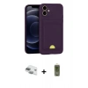 MARSİLYAN™- iPhone 11 Kılıf Vadi Çizgi Prime - Siyah Joko Magic 5D Hayalet Cam + Pers Alüminyum Kamera Lens - YL