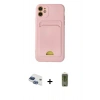 MARSİLYAN™- iPhone 11 Kılıf Vadi Çizgi Prime - Siyah Joko Magic 5D Hayalet Cam + Pers Alüminyum Kamera Lens - LT
