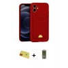 MARSİLYAN™- iPhone 11 Kılıf Vadi Çizgi Prime - Siyah Joko Magic 5D Hayalet Cam + Rainbow Kamera Lens Koruma Cam - KI