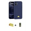 MARSİLYAN™- iPhone 11 Kılıf Vadi Çizgi Prime - Siyah Joko Magic 5D Hayalet Cam + Rainbow Kamera Lens Koruma Cam - KI