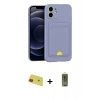 MARSİLYAN™- iPhone 11 Kılıf Vadi Çizgi Prime - Siyah Joko Magic 5D Hayalet Cam + Rainbow Kamera Lens Koruma Cam - KI