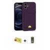 MARSİLYAN™- iPhone 11 Kılıf Vadi Çizgi Prime - Siyah Joko Magic 5D Hayalet Cam + Rainbow Kamera Lens Koruma Cam - KI