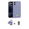 MARSİLYAN™- iPhone 11 Kılıf Vadi Çizgi Prime - Siyah Joko Magic 5D Hayalet Cam + Raze Metal Kamera Lens - MR