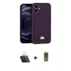 MARSİLYAN™- iPhone 11 Kılıf Vadi Çizgi Prime - Siyah Joko Magic 5D Hayalet Cam + Kamera Lens Koruma Cam - SF