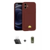 MARSİLYAN™- iPhone 11 Kılıf Vadi Çizgi Prime - Siyah Joko Magic 5D Hayalet Cam + Kamera Lens Koruma Cam - SF
