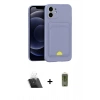 MARSİLYAN™- iPhone 11 Kılıf Vadi Çizgi Prime - Siyah Joko Magic 5D Hayalet Cam + Kamera Lens Koruma Cam - SF