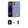 MARSİLYAN™- iPhone 11 Kılıf Vadi Çizgi Prime - Siyah Joko Magic 5D Hayalet Cam + PVD Metal Kamera Lens - TU