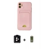 MARSİLYAN™- iPhone 11 Kılıf Vadi Çizgi Prime - Siyah Joko Magic 5D Hayalet Cam + PVD Metal Kamera Lens - TU