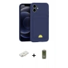 MARSİLYAN™- iPhone 11 Kılıf Vadi Çizgi Prime - Siyah Joko Magic 5D Hayalet Cam + Renkli Kamera Lens Koruma Cam - YL