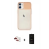 MARSİLYAN™- iPhone 11 Kılıf Vadi Çizgi - Siyah 6D Antistatik Mat Seramik Hayalet Nano Ekran Koruyucu + Pers Alüminyum Kamera Lens - KI