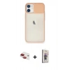 MARSİLYAN™- iPhone 11 Kılıf Vadi Çizgi - Siyah Bilvis 3D Cam Ekran Koruyucu + Pers Alüminyum Kamera Lens - KI