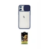 MARSİLYAN™- iPhone 11 Kılıf Vadi Çizgi - Siyah Buffer Cam Ekran Koruyucu