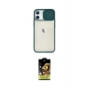 MARSİLYAN™- iPhone 11 Kılıf Vadi Çizgi - Siyah Buffer Cam Ekran Koruyucu