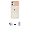 MARSİLYAN™- iPhone 11 Kılıf Vadi Çizgi - Siyah Joko Magic 5D Cam + Pers Alüminyum Kamera Lens - GI