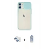 MARSİLYAN™- iPhone 11 Kılıf Vadi Çizgi - Siyah Joko Magic 5D Cam + Pers Alüminyum Kamera Lens - GI