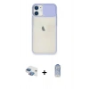 MARSİLYAN™- iPhone 11 Kılıf Vadi Çizgi - Siyah Joko Magic 5D Cam + Pers Alüminyum Kamera Lens - GI