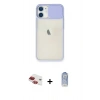 MARSİLYAN™- iPhone 11 Kılıf Vadi Çizgi - Siyah Joko Magic 5D Cam + Pers Alüminyum Kamera Lens - KI